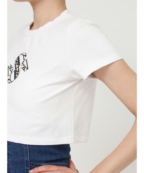 セール】クロップドパールロゴTシャツ（Tシャツ/カットソー