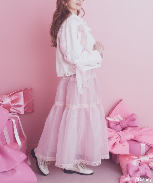 【セール】ミニー/リボンデニムジャケット（デニムジャケット）｜Disney（ディズニー）