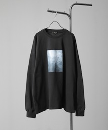 アソートグラフィックプリントコットン ロングスリーブ Tシャツ/ロンT