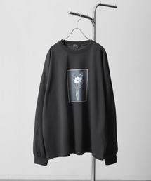 アソートグラフィックプリントコットン ロングスリーブ Tシャツ/ロンT