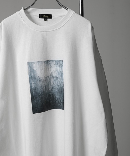 NILWAY（ニルウェイ）の「アソートグラフィックプリントコットン ロングスリーブ Tシャツ/ロンT（Tシャツ/カットソー・メンズ・ブラック/ブラック系その他2/ホワイト系その他2/ブラック系その他/ブラック系その他3/ホワイト/ホワイト系その他/ホワイト系その他3・MEDIUM/LARGE）」の10枚目の写真