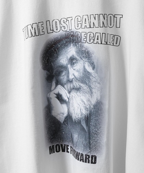 NILWAY（ニルウェイ）の「アソートグラフィックプリントコットン ロングスリーブ Tシャツ/ロンT（Tシャツ/カットソー・メンズ・ブラック/ブラック系その他2/ホワイト系その他2/ブラック系その他/ブラック系その他3/ホワイト/ホワイト系その他/ホワイト系その他3・MEDIUM/LARGE）」の18枚目の写真