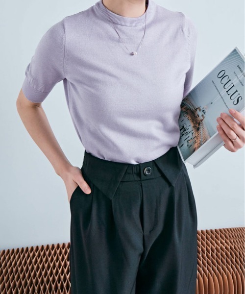 SATUR ニット セーター サマーニット サマーニット| ワールド オンラインストア | WORLD ONLINE STORE