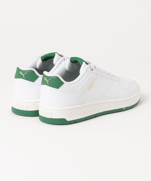 PUMA（プーマ）の「プーマ PUMA コート クラシック_（スニーカー・メンズ・ホワイト×グリーン・25.0cm/25.5cm/26.0cm/26.5cm/27.0cm/27.5cm/28.0cm）」の2枚目の写真