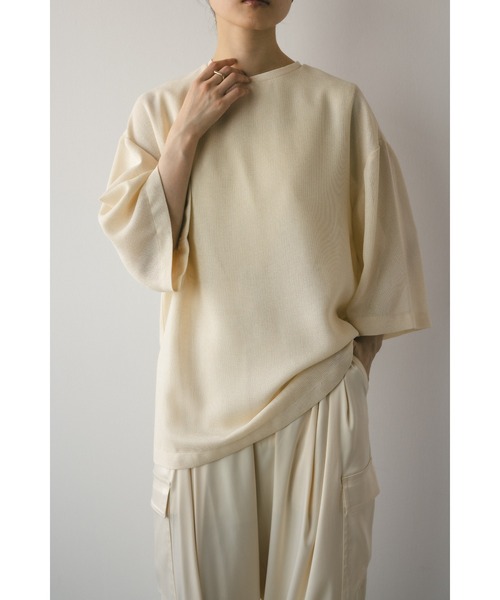 STYLEMIXER（スタイルミキサー）の「カラミレイヤートップス（シャツ/ブラウス・レディース・ミント/オレンジ/ブラウン/アイボリー・FREE）」の2枚目の写真