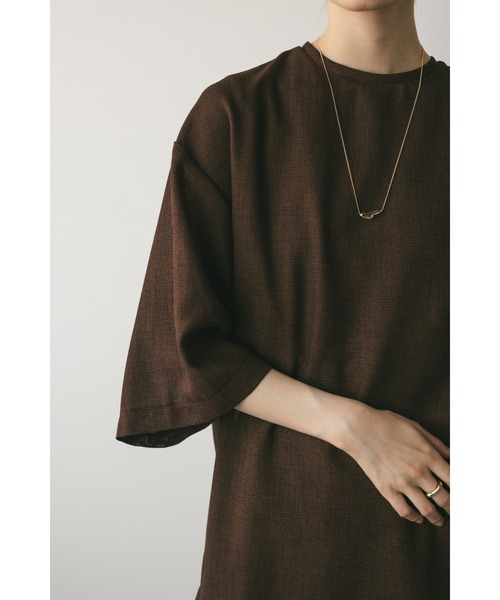 STYLEMIXER（スタイルミキサー）の「カラミレイヤートップス（シャツ/ブラウス・レディース・ミント/オレンジ/ブラウン/アイボリー・FREE）」の9枚目の写真