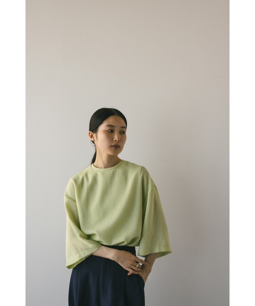 STYLEMIXER（スタイルミキサー）の「カラミレイヤートップス（シャツ/ブラウス・レディース・ミント/オレンジ/ブラウン/アイボリー・FREE）」の17枚目の写真