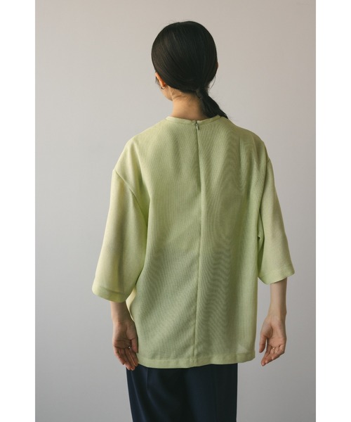 TELMA　2023SS　CACHECOEUR SHIRT　レイヤードブラウス セール】カラミレイヤートップス（シャツ/ブラウス