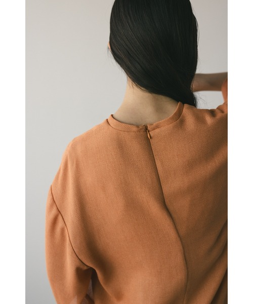 STYLEMIXER（スタイルミキサー）の「カラミレイヤートップス（シャツ/ブラウス・レディース・ミント/オレンジ/ブラウン/アイボリー・FREE）」の7枚目の写真