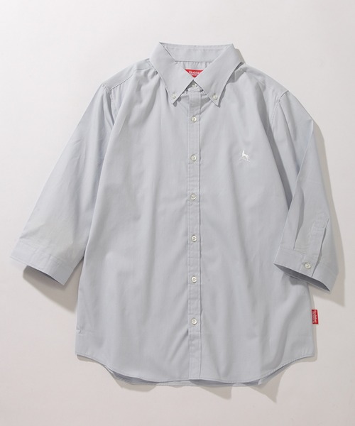 Healthknit(ヘルスニット)の「【Healthknit/ヘルスニット】ブロード ボタンダウン レギュラーカラー七分袖シャツ(シャツ/ブラウス・メンズ・ホワイト/ネイビー/ブルー系その他/ワイン/ブラック・L/M/XL)」の4枚目の写真