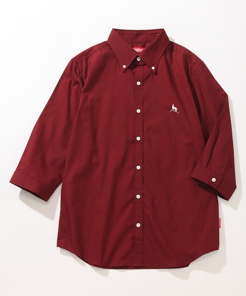 【セール】【Healthknit/ヘルスニット】ブロード ボタンダウン レギュラーカラー七分袖シャツ（シャツ/ブラウス）｜Healthknit（ヘルスニット）