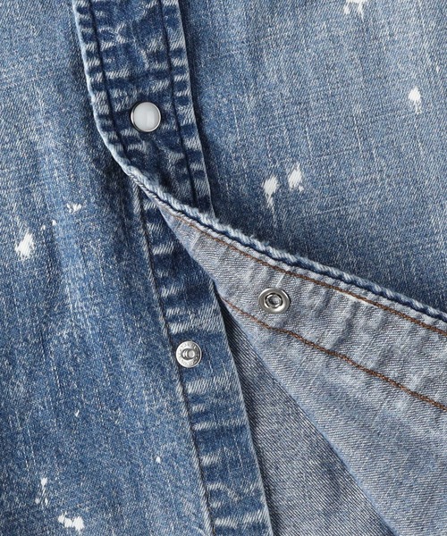 Wrangler（ラングラー）の「【Wrangler】１２７ＭＷＢＬＥＡＣＨ ウエスタンデニムシャツ（シャツ/ブラウス・メンズ・ライトインディゴブルー・XL/M/L）」の6枚目の写真