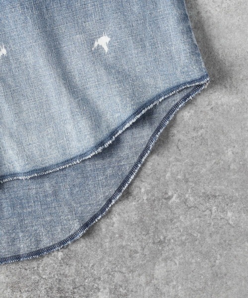 Wrangler（ラングラー）の「【Wrangler】１２７ＭＷＢＬＥＡＣＨ ウエスタンデニムシャツ（シャツ/ブラウス・メンズ・ライトインディゴブルー・XL/M/L）」の7枚目の写真