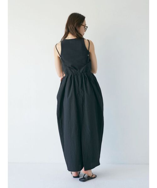 Ungrid(アングリッド)の「タックボリュームキャミワンピース(ワンピース・レディース・オレンジ/オフホワイト/ブラック・FREE)」の15枚目の写真