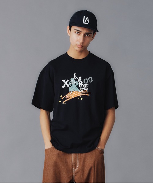 XLARGE(エクストララージ)の「CAT SUMMON S/S TEE(Tシャツ/カットソー・メンズ・ブラック/ホワイト/イエロー・S/M/L/XL)」の3枚目の写真