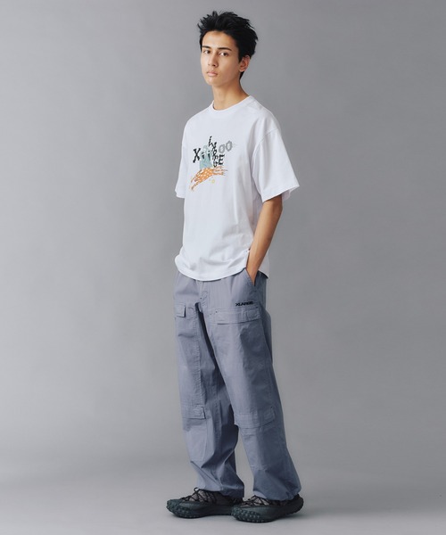 XLARGE(エクストララージ)の「CAT SUMMON S/S TEE(Tシャツ/カットソー・メンズ・ブラック/ホワイト/イエロー・S/M/L/XL)」の11枚目の写真