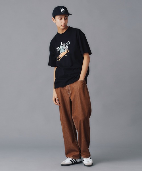 XLARGE(エクストララージ)の「CAT SUMMON S/S TEE(Tシャツ/カットソー・メンズ・ブラック/ホワイト/イエロー・S/M/L/XL)」の7枚目の写真