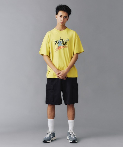 XLARGE(エクストララージ)の「CAT SUMMON S/S TEE(Tシャツ/カットソー・メンズ・ブラック/ホワイト/イエロー・S/M/L/XL)」の12枚目の写真