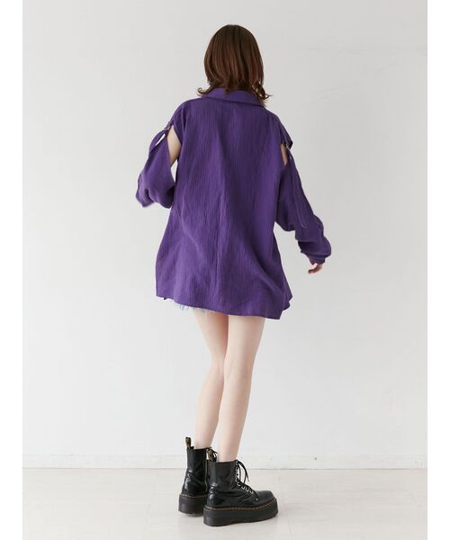 jouetie(ジュエティ)の「2WAYルーズガーゼシャツ(シャツ jouetie(ジュエティ)の「2WAYルーズガーゼシャツ(シャツ