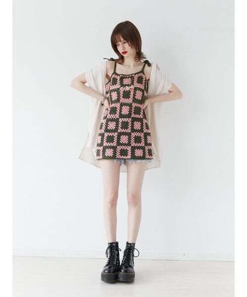 jouetie(ジュエティ)の「2WAYルーズガーゼシャツ(シャツ/ブラウス・レディース・パープル/オフホワイト/ブラック・MEDIUM)」の19枚目の写真