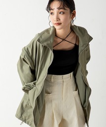 MILLION CARATS（ミリオンカラッツ）の「【マルチWAY対応！！】裾のドロストコードと付け外し可能な袖で着回しの幅を広げるナイロン袖2WAYブルゾン（ブルゾン）」