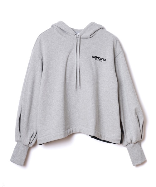 トップス [ NON TOKYO ] SWEAT PARKA - gray NON TOKYO ] SWEAT PARKA - gray