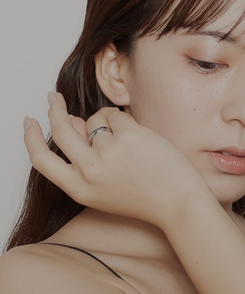 AKEL(アケル)の「【AKEL】アケル/ シンプルリング/ 金属アレルギー対応(サージカルステンレス)(リング・メンズ・ブラック/シルバー/ゴールド・#13/#8/#11/#9/#20/#18/#16)」の3枚目の写真