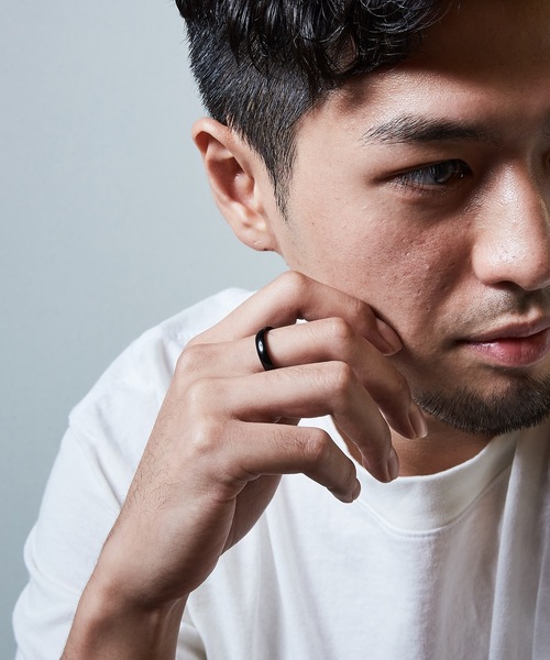 AKEL(アケル)の「【AKEL】アケル/ シンプルリング/ 金属アレルギー対応(サージカルステンレス)(リング・メンズ・ブラック/シルバー/ゴールド・#13/#8/#11/#9/#20/#18/#16)」の17枚目の写真