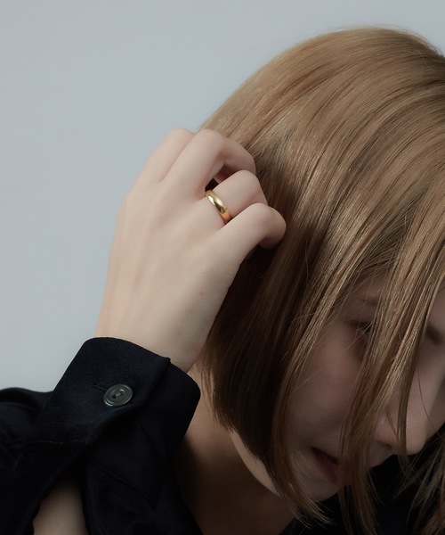 AKEL(アケル)の「【AKEL】アケル/ シンプルリング/ 金属アレルギー対応(サージカルステンレス)(リング・メンズ・ブラック/シルバー/ゴールド・#13/#8/#11/#9/#20/#18/#16)」の12枚目の写真