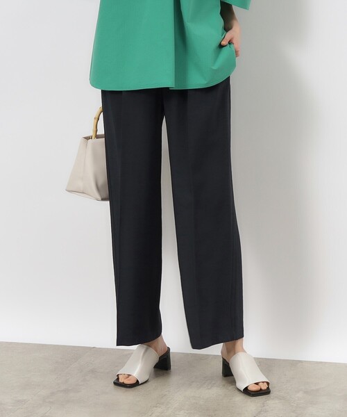 OPAQUE.CLIP（オペークドットクリップ）の「◆セットアップ対応 タックワイドパンツ【洗濯機洗い可】（その他パンツ・レディース・ネイビー/ライトベージュ/ブラウン系・38/36/42/40）」の22枚目の写真