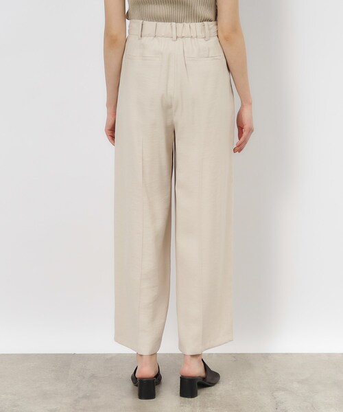 OPAQUE.CLIP（オペークドットクリップ）の「◆セットアップ対応 タックワイドパンツ【洗濯機洗い可】（その他パンツ・レディース・ネイビー/ライトベージュ/ブラウン系・38/36/42/40）」の8枚目の写真