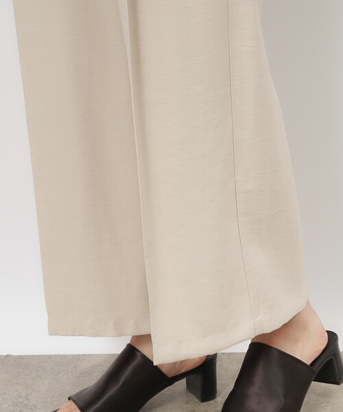 OPAQUE.CLIP（オペークドットクリップ）の「◆セットアップ対応 タックワイドパンツ【洗濯機洗い可】（その他パンツ・レディース・ネイビー/ライトベージュ/ブラウン系・38/36/42/40）」の10枚目の写真