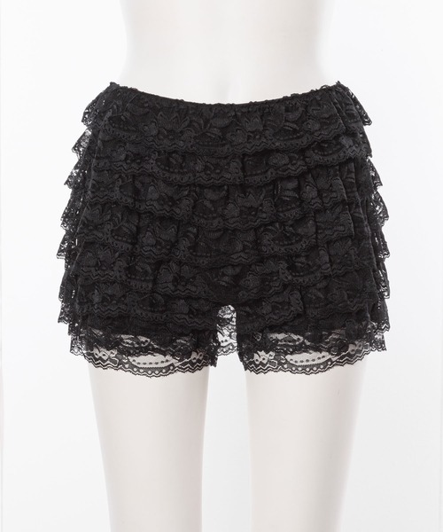 Lilymel(リリメル)の「ミルフィーユレースペチパンツ(その他パンツ・レディース・ホワイト/ブラック・M-L)」の11枚目の写真