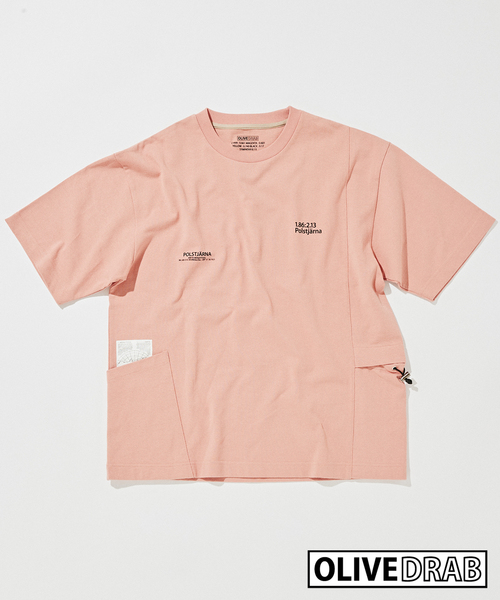OLIVEDRAB/キャリーポケット 半袖Tシャツ（Tシャツ/カットソー）｜B.C STOCK（ベーセーストック）
