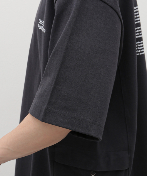 B.C STOCK（ベーセーストック）の「OLIVEDRAB/キャリーポケット 半袖Tシャツ（Tシャツ/カットソー・メンズ・ピンク系その他/グレー系その他/ブラック系その他/ホワイト・X-LARGE/LARGE/MEDIUM）」の13枚目の写真