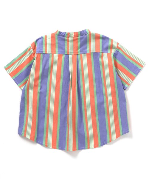 BREEZE（ブリーズ）の「スタンダードシャツ_一部WEB限定サイズ（シャツ/ブラウス・キッズ・レインボー/オフホワイト/ブルー/チャコール・150/140/110/100/90/80/130/120）」の10枚目の写真