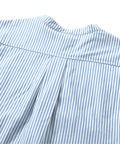 BREEZE（ブリーズ）の「スタンダードシャツ_一部WEB限定サイズ（シャツ/ブラウス・キッズ・レインボー/オフホワイト/ブルー/チャコール・150/140/110/100/90/80/130/120）」の7枚目の写真