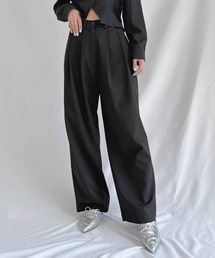 ENVYM 黒　オールインワン　ワイドパンツ ENVYM｜アンビーのその他パンツ（ワイド・ルーズ）通販 - ZOZOTOWN