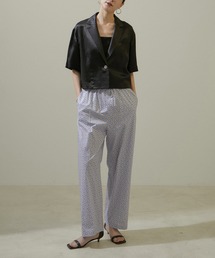 SALON adam et rope' | [24SS]LIBERTY（リバティ）プリントイージーパンツ【洗える】(その他パンツ)