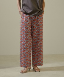 SALON adam et rope' | [24SS]LIBERTY（リバティ）プリントイージーパンツ【洗える】(その他パンツ)