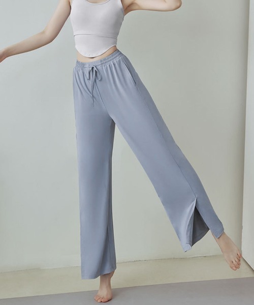 SAISON DE PAPILLON(セゾンドパピヨン)の「さらてろUVカット率99%冷感ワイドパンツ(その他パンツ・レディース・ブラック/グレー/ブルーグレー/ラベンダー・L/M)」の20枚目の写真