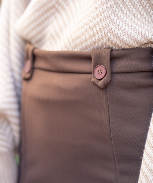 JEANS MATE（ジーンズメイト）の「【BOUNDARY/バウンダリー】マーメイドフレアスカート（スカート・レディース・ダークブラウン・LARGE/MEDIUM）」の18枚目の写真