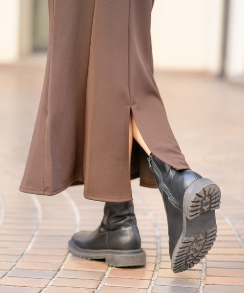 JEANS MATE（ジーンズメイト）の「【BOUNDARY/バウンダリー】マーメイドフレアスカート（スカート・レディース・ダークブラウン・LARGE/MEDIUM）」の22枚目の写真