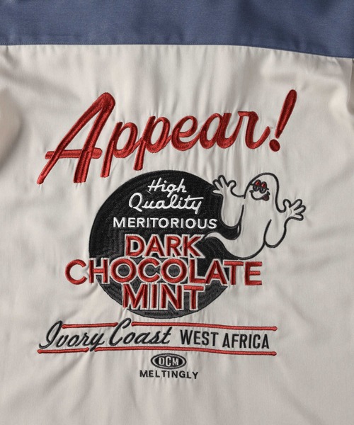 Right-on(ライトオン)の「半袖刺繍シャツ(シャツ/ブラウス・メンズ・ブラック/ホワイト×ブラック/キナリ・M/L/XL)」の7枚目の写真