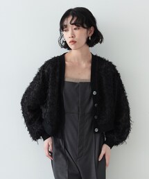 GALLEST | シャギージャガードカーディガン(カーディガン/ボレロ)