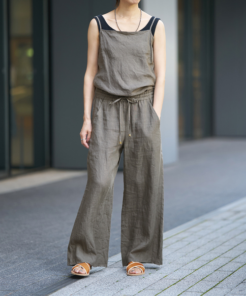 IENA LA BOUCLE(イエナラブークル)の「《追加》IENA LA BOUCLE リネンブロードイージーパンツ(グレー)(その他パンツ・レディース・チャコールグレー・36/38/40/34)」の14枚目の写真