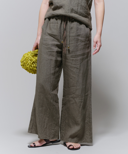 IENA LA BOUCLE(イエナラブークル)の「《追加》IENA LA BOUCLE リネンブロードイージーパンツ(グレー)(その他パンツ・レディース・チャコールグレー・36/38/40/34)」の19枚目の写真