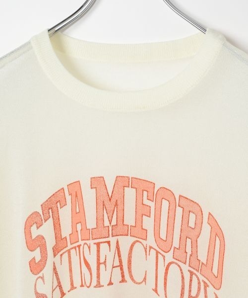 PBLIM（ページボーイリム）の「PBLIM/シアーニットトップス（Tシャツ/カットソー・レディース・イエロー/ブルー/クリーム・FREE）」の22枚目の写真