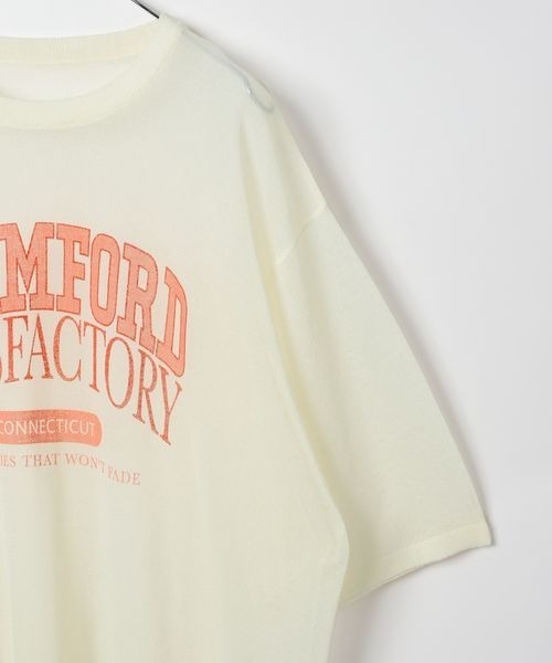 PBLIM（ページボーイリム）の「PBLIM/シアーニットトップス（Tシャツ/カットソー・レディース・イエロー/ブルー/クリーム・FREE）」の21枚目の写真