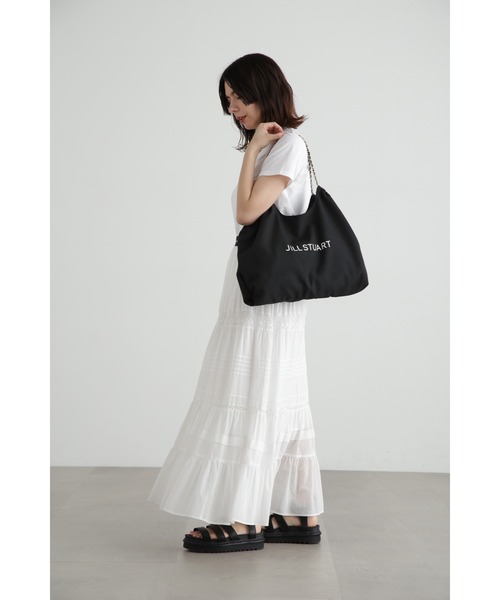 JILL STUART(ジルスチュアート)の「◆コットンレース×ローンコンビスカート(スカート・レディース・ブラック/ホワイト・2/4)」の12枚目の写真